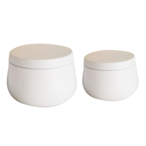White Candle Tin |  4 OZ Candle Making Container